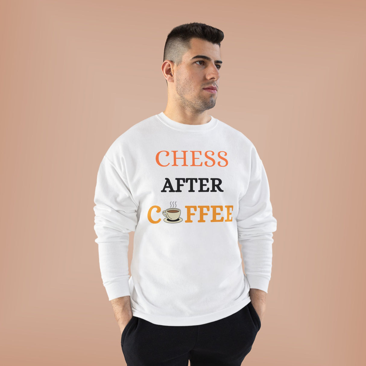 Chess After Coffee Crewneck Sweatshirt