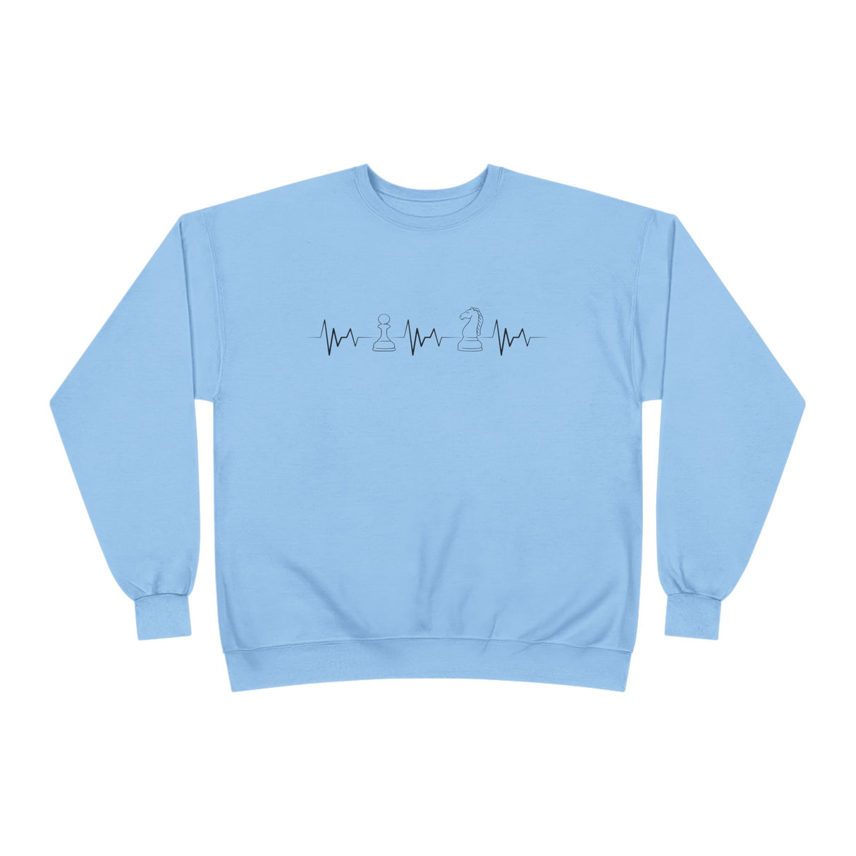 Pawn Knight Heartbeat Crewneck Sweatshirt
