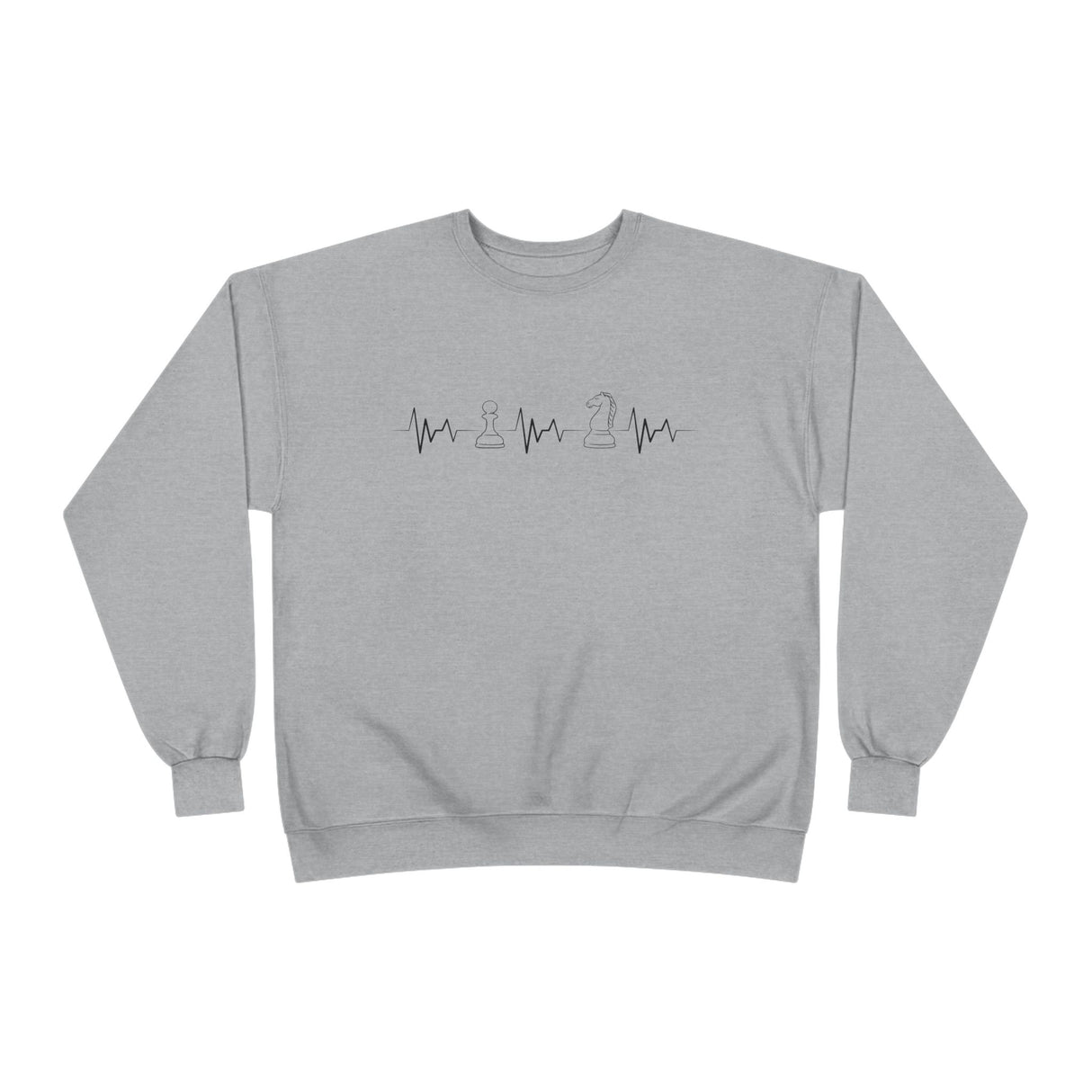 Pawn Knight Heartbeat Crewneck Sweatshirt