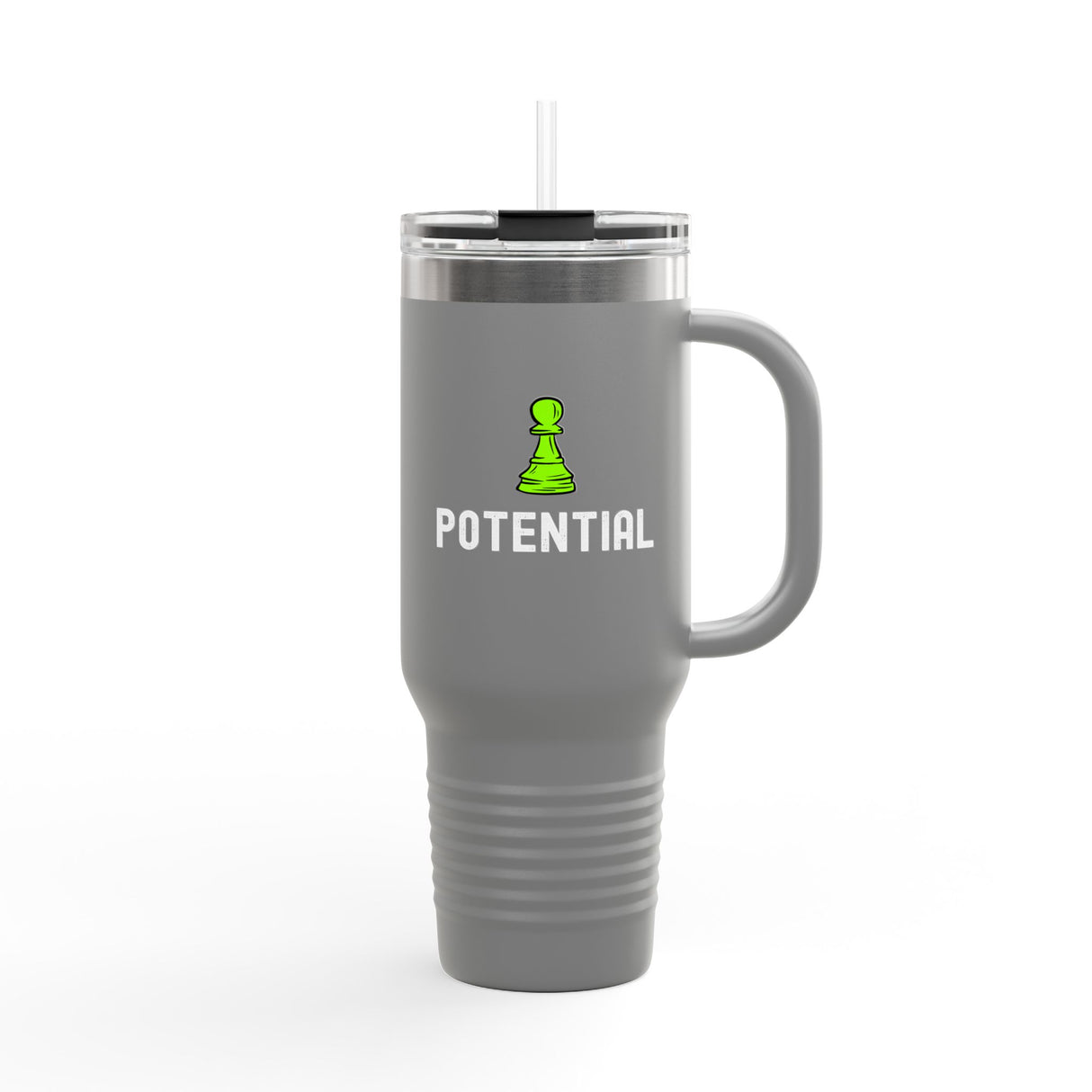 Pawn Potential Insulated Travel Mug, 40oz