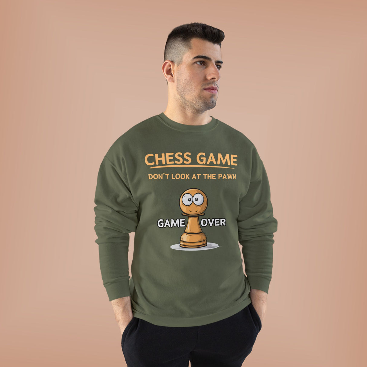 Pawn Chess Game Crewneck Sweatshirt