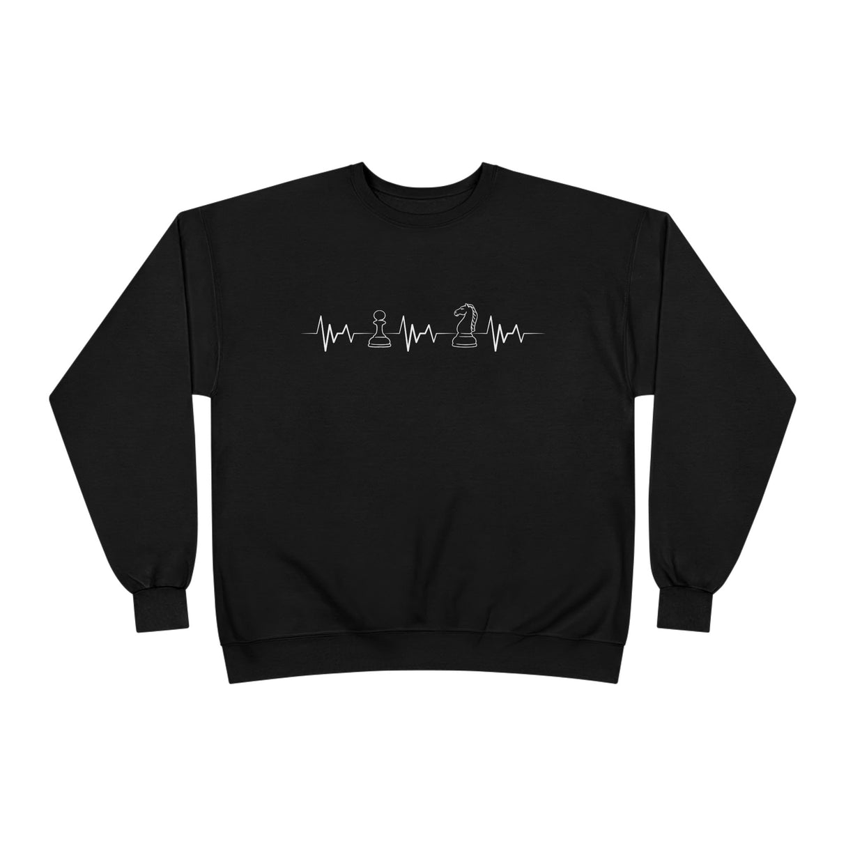 Pawn Knight Heartbeat Crewneck Sweatshirt