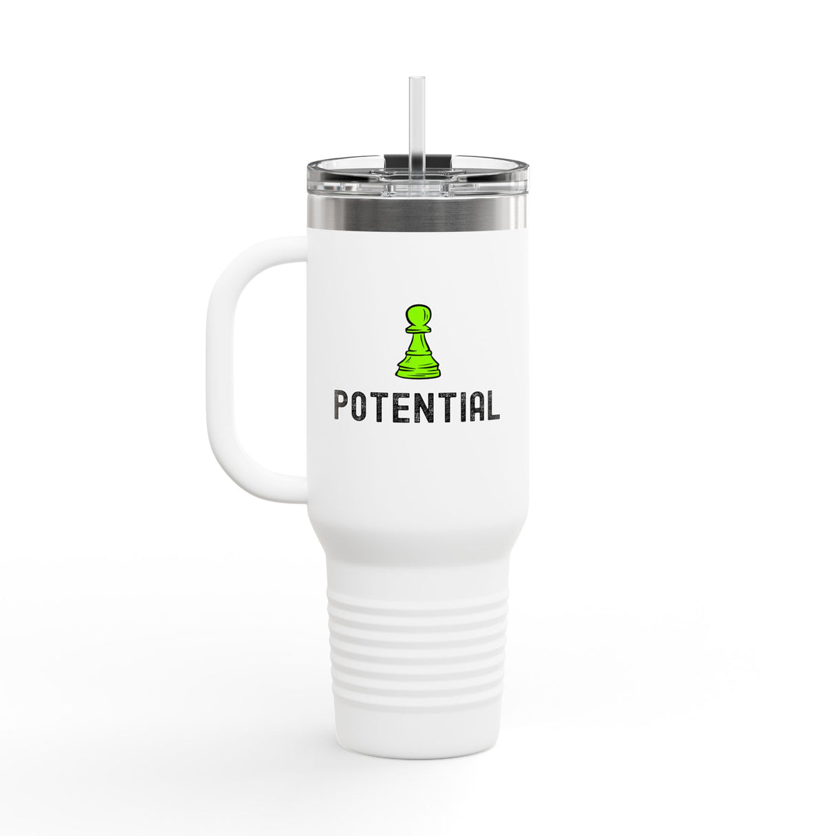 Pawn Potential Insulated Travel Mug, 40oz