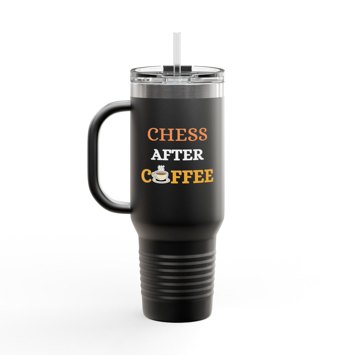 Chess After Coffee Insulated Travel Mug, 40oz