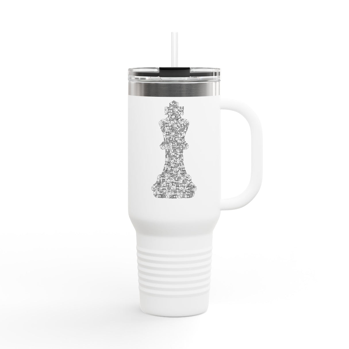 Chess King Insulated Travel Mug, 40oz