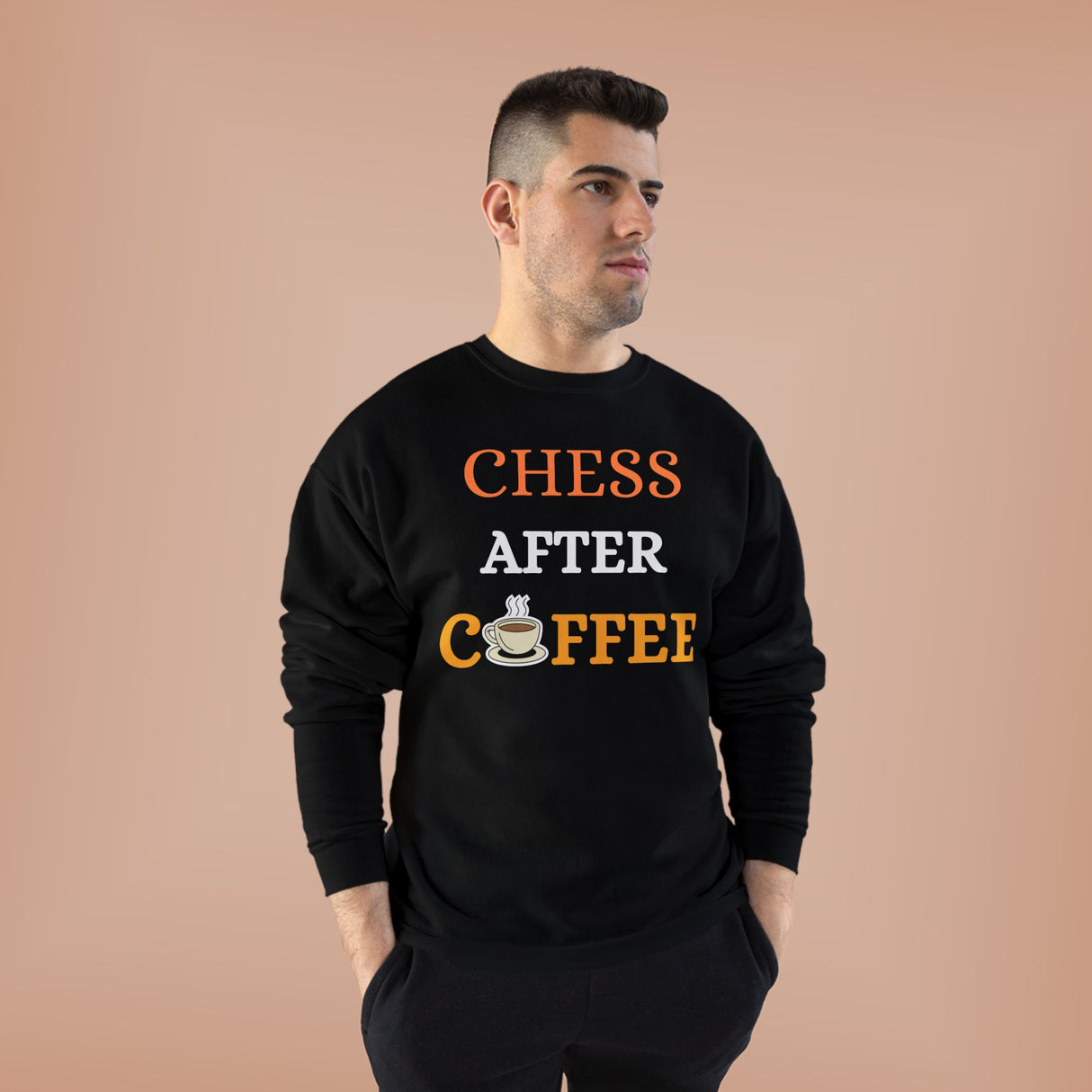 Chess After Coffee Crewneck Sweatshirt