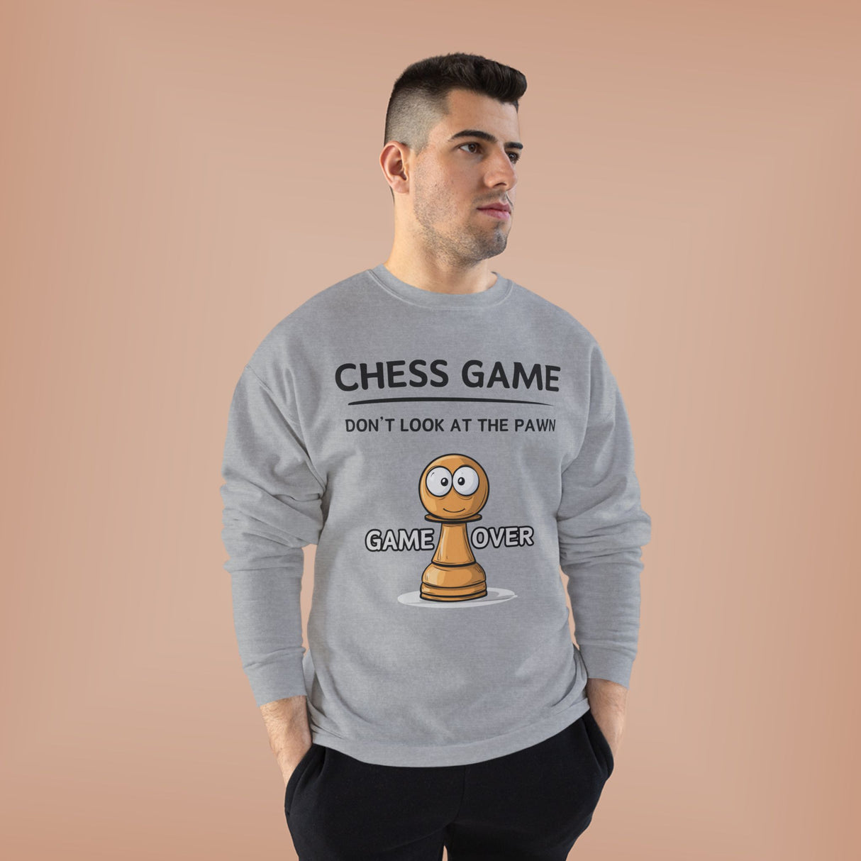 Pawn Chess Game Crewneck Sweatshirt