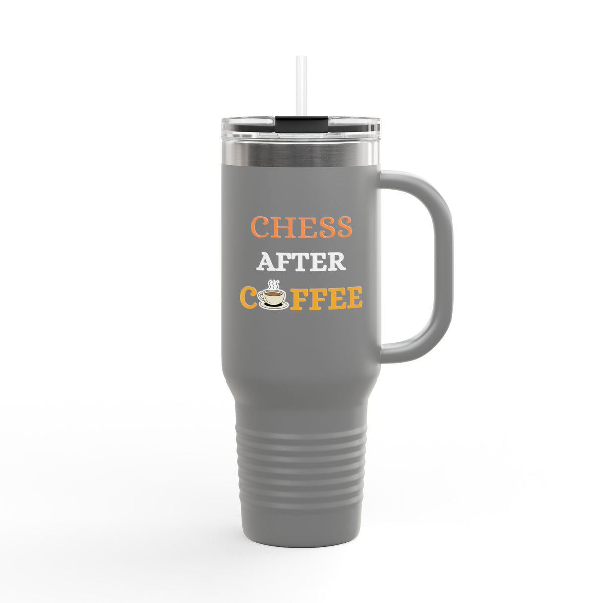 Chess After Coffee Insulated Travel Mug, 40oz