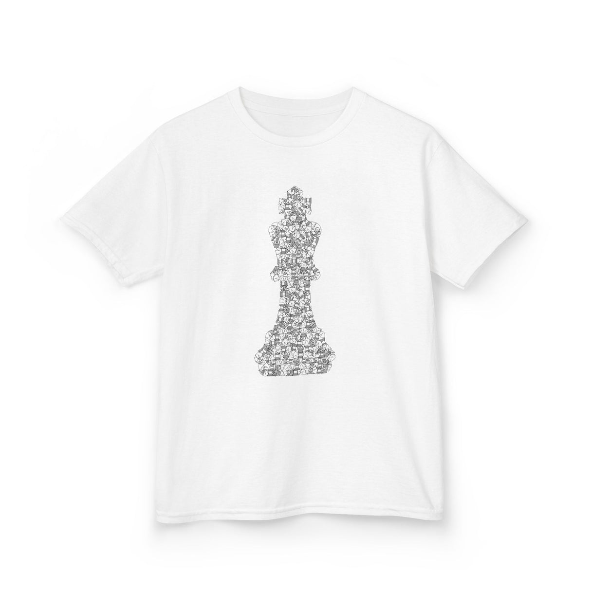King Made of Pieces Kids T-Shirt