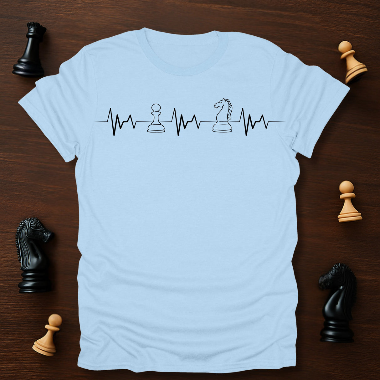 Pawn Knight Heartbeat T-Shirt