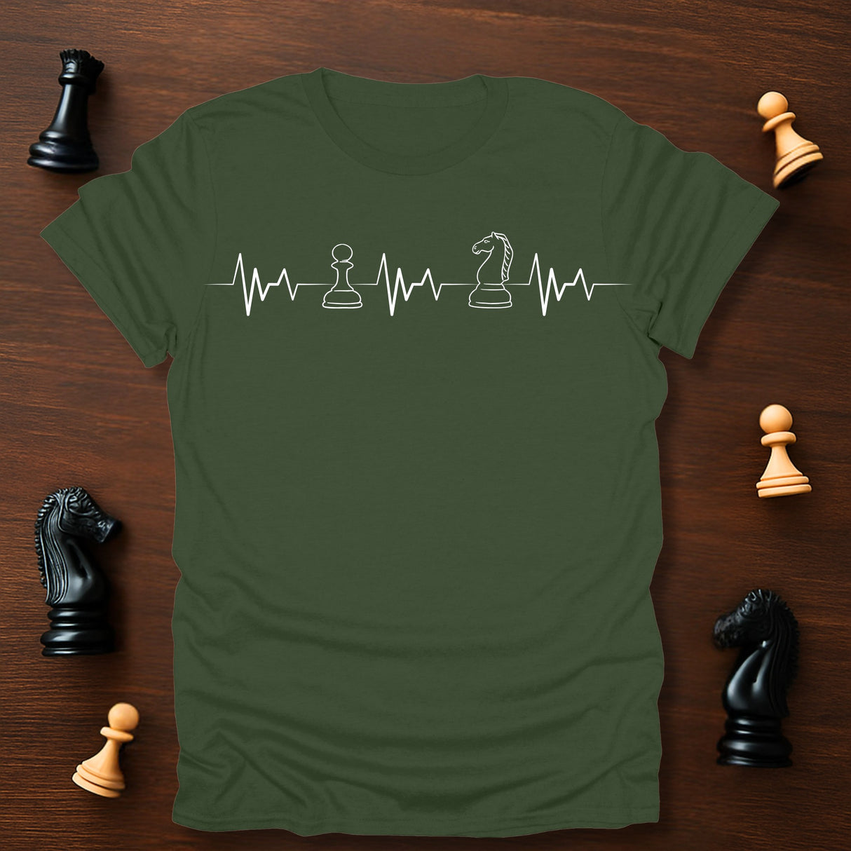 Pawn Knight Heartbeat T-Shirt