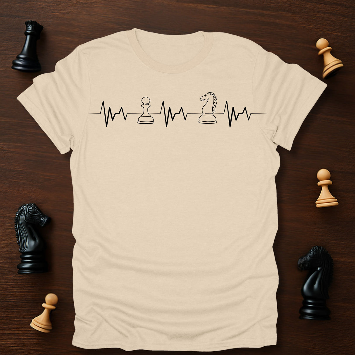 Pawn Knight Heartbeat T-Shirt