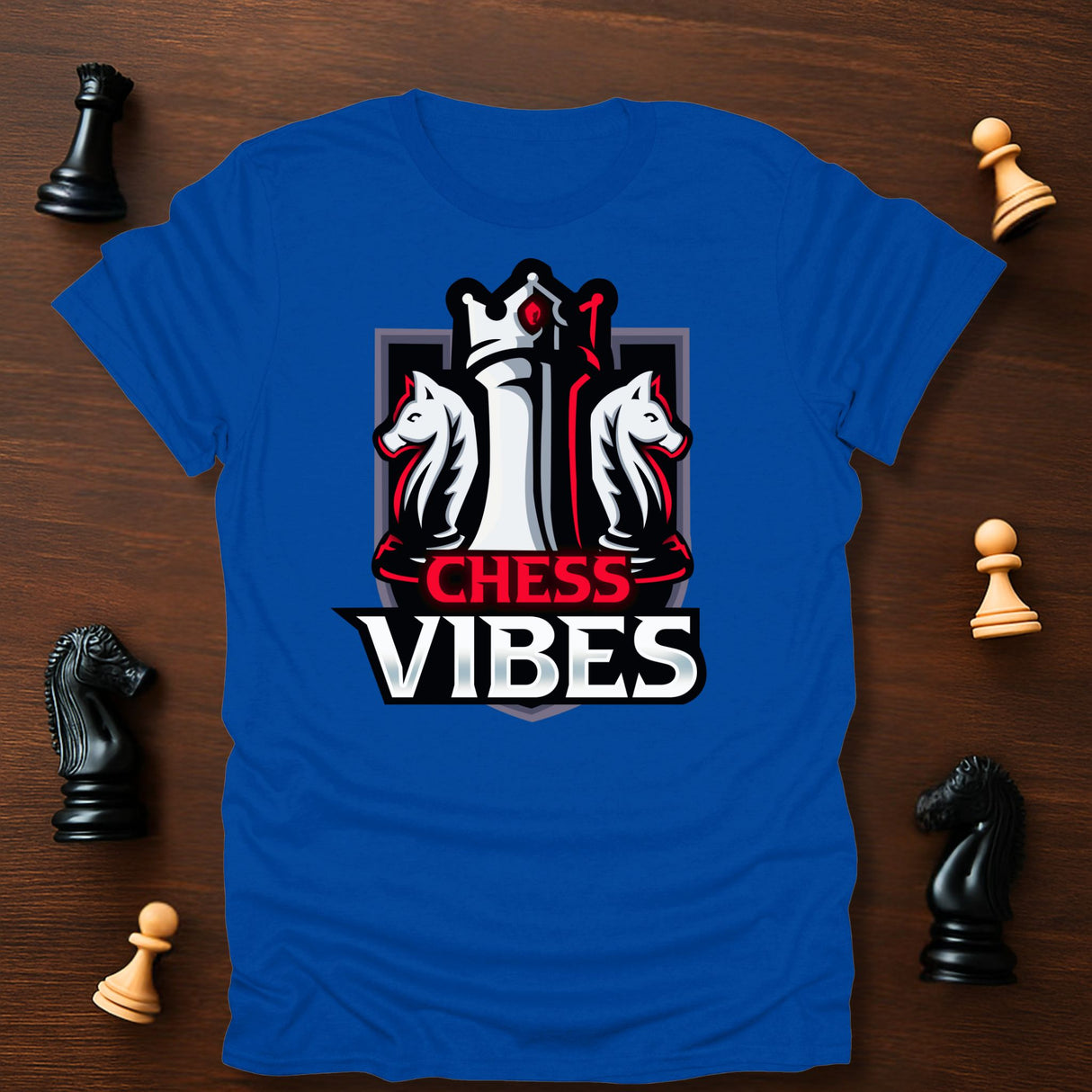 Red Chess Vibes Logo T-Shirt