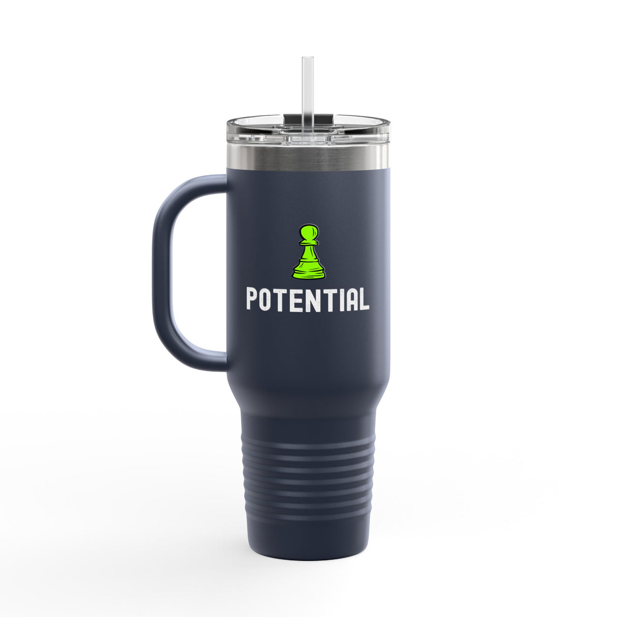 Pawn Potential Insulated Travel Mug, 40oz