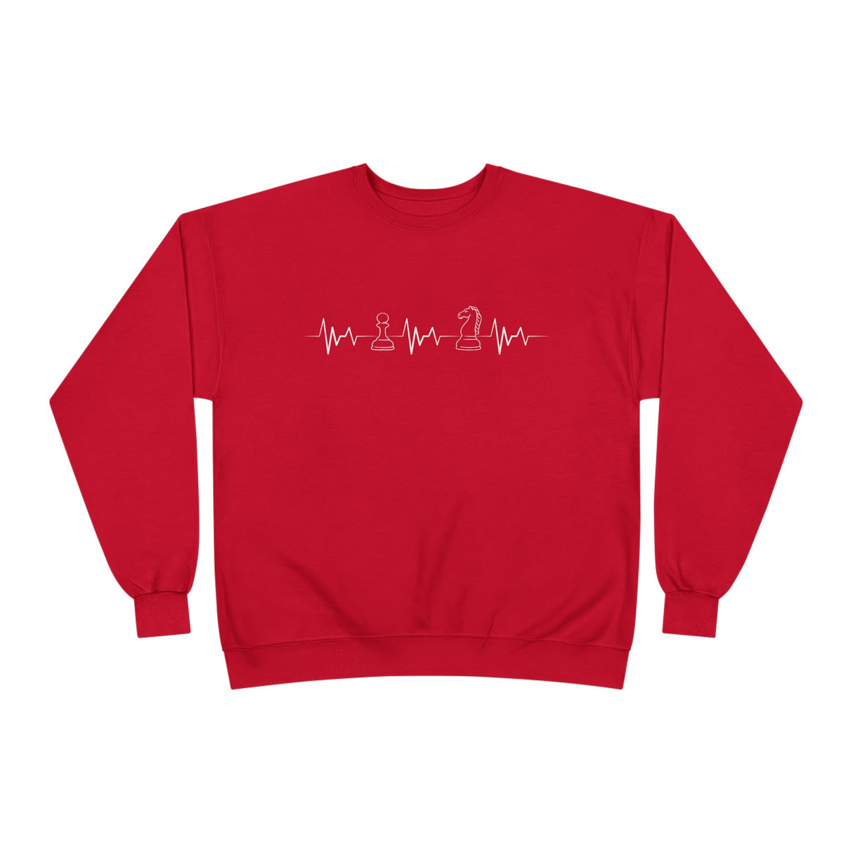 Pawn Knight Heartbeat Crewneck Sweatshirt
