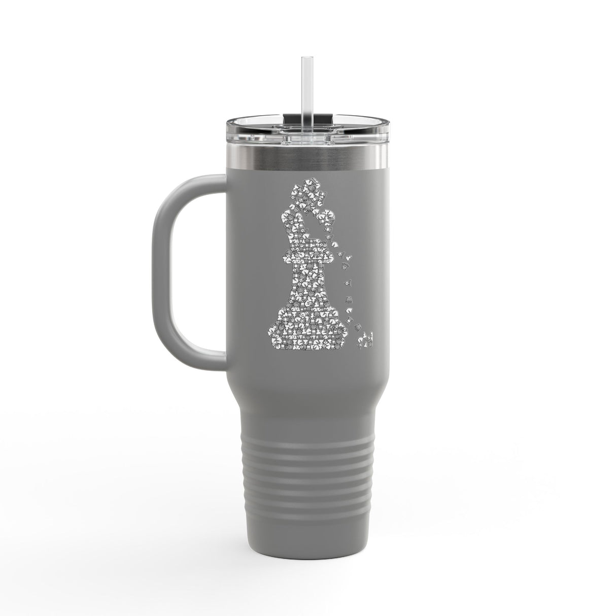 Falling King Insulated Travel Mug, 40oz