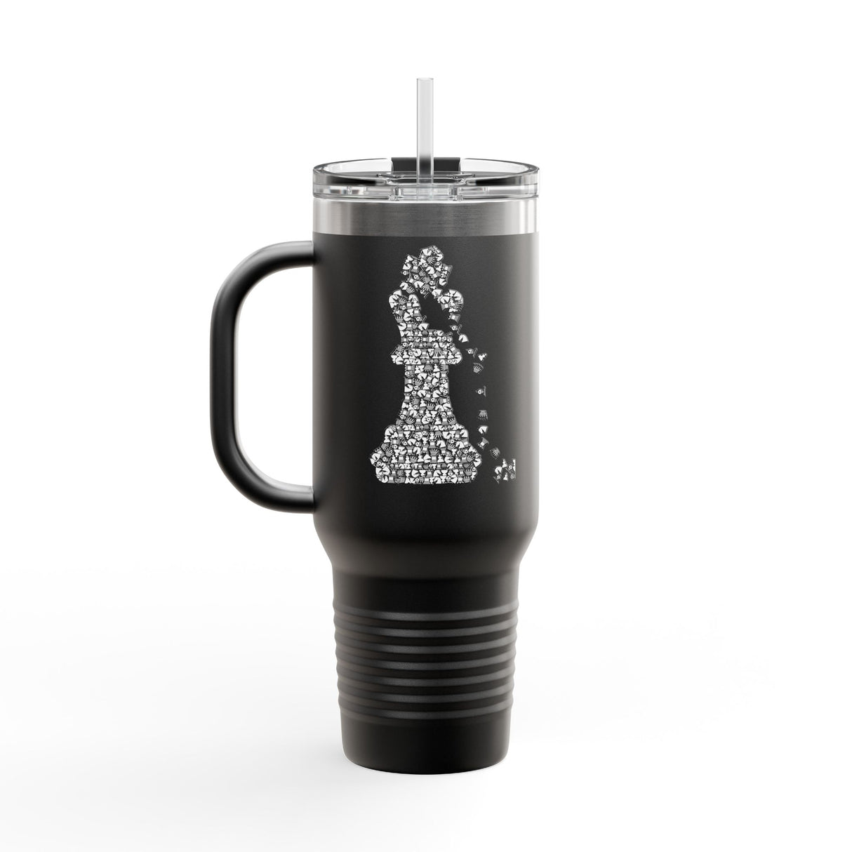 Falling King Insulated Travel Mug, 40oz