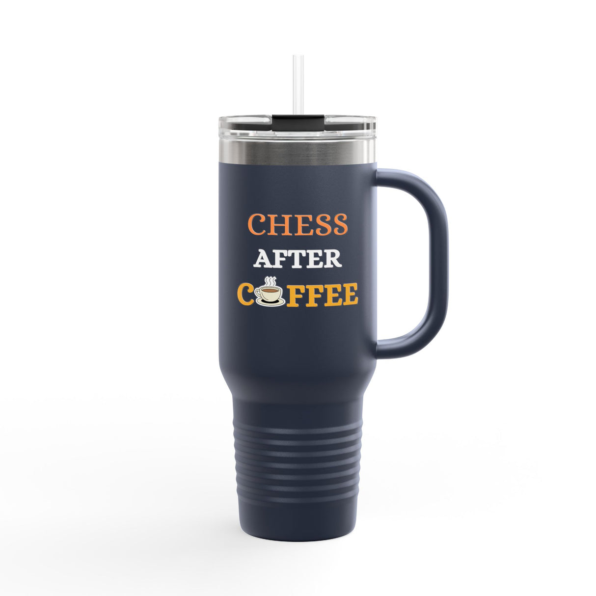 Chess After Coffee Insulated Travel Mug, 40oz