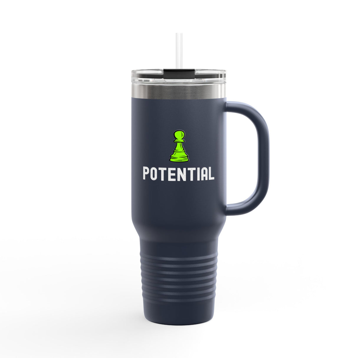 Pawn Potential Insulated Travel Mug, 40oz