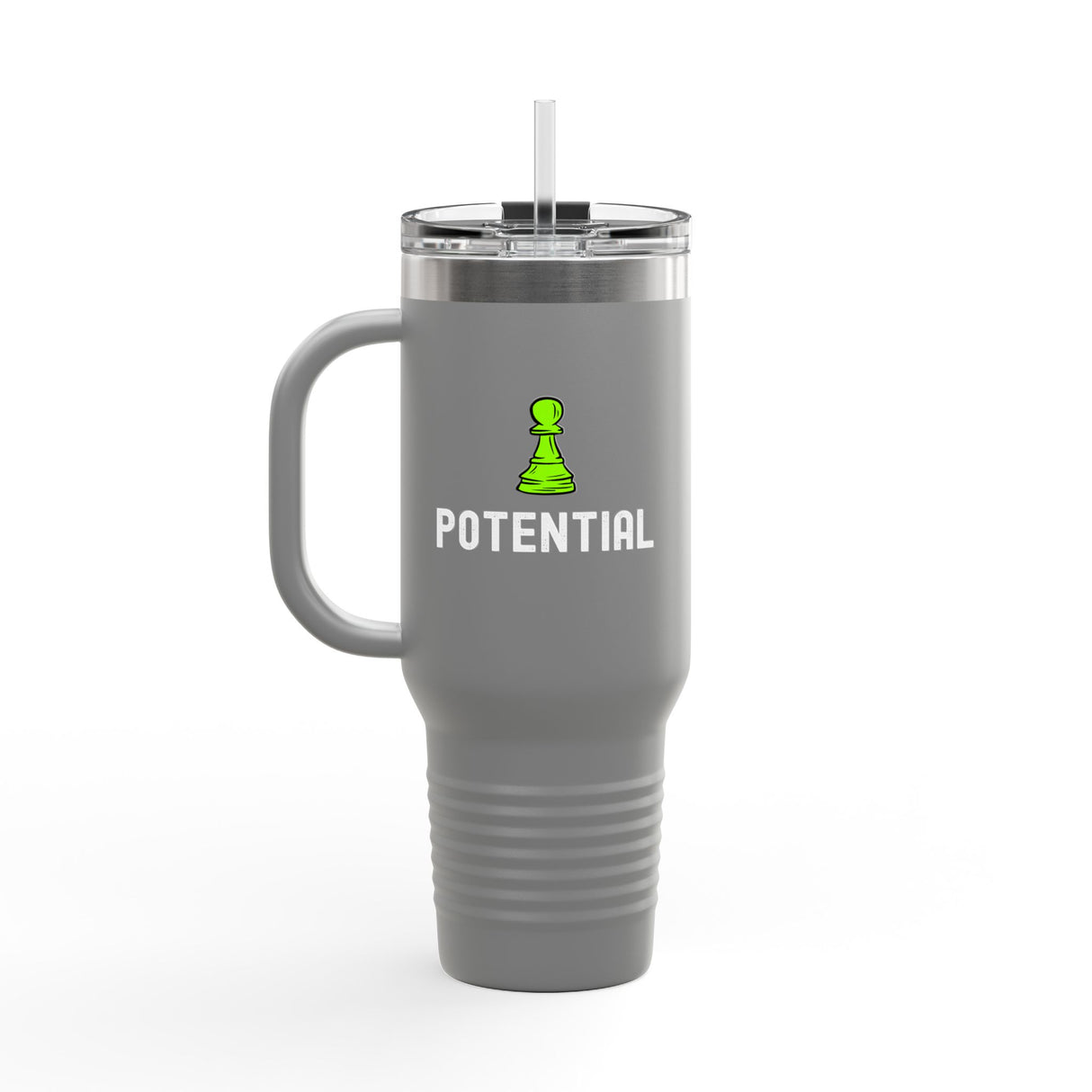 Pawn Potential Insulated Travel Mug, 40oz