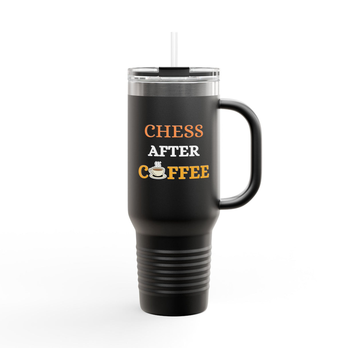 Chess After Coffee Insulated Travel Mug, 40oz
