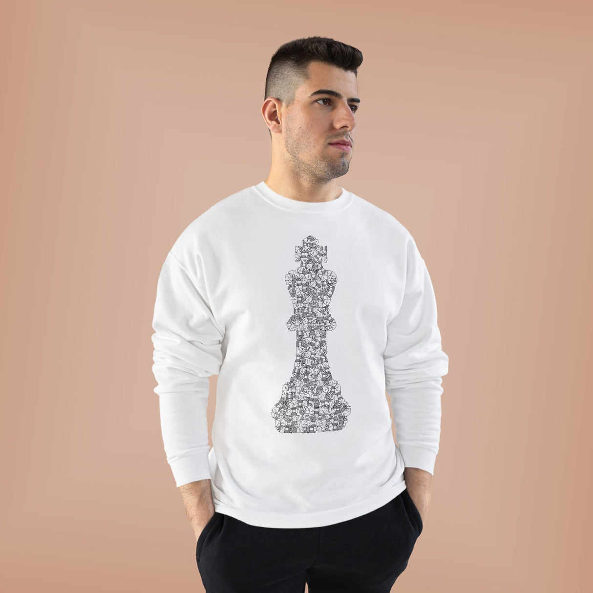 King Made of Pieces Crewneck Sweatshirt