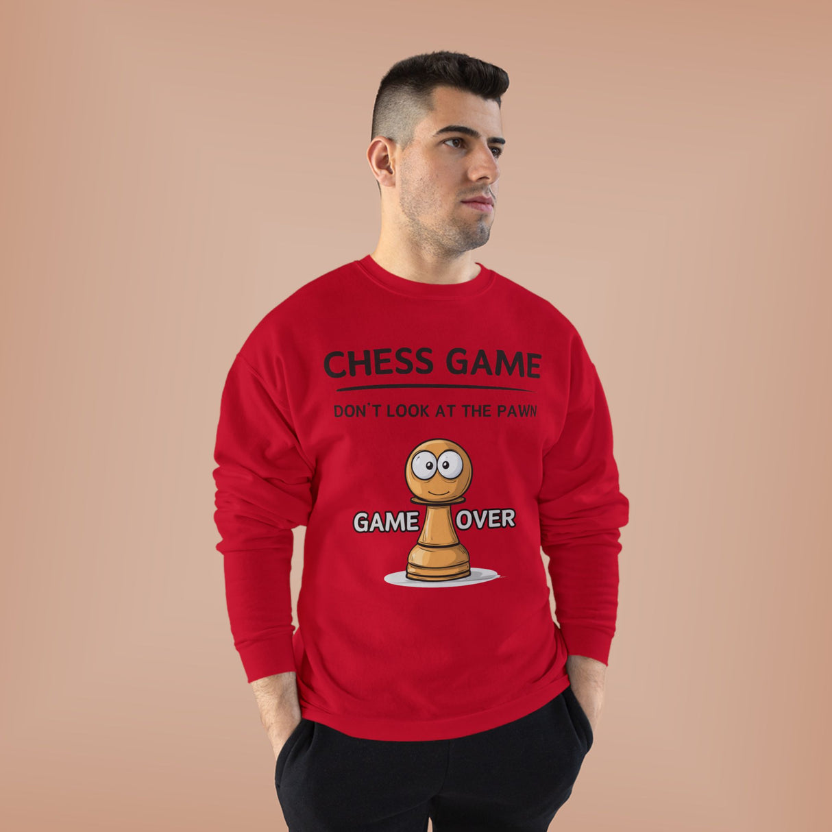 Pawn Chess Game Crewneck Sweatshirt