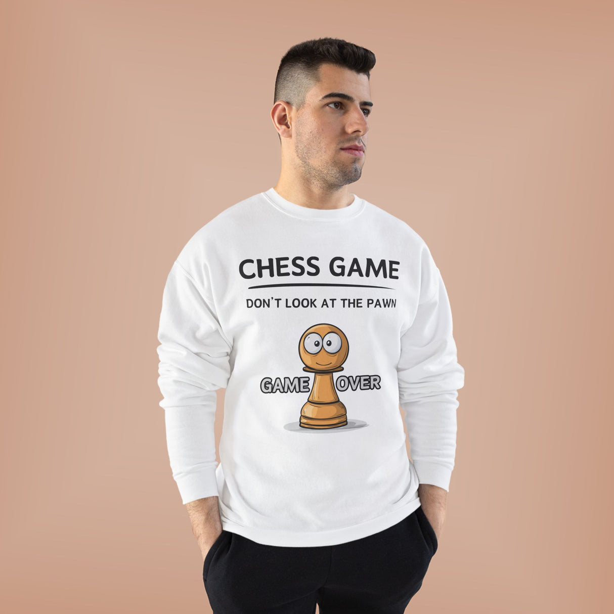 Pawn Chess Game Crewneck Sweatshirt