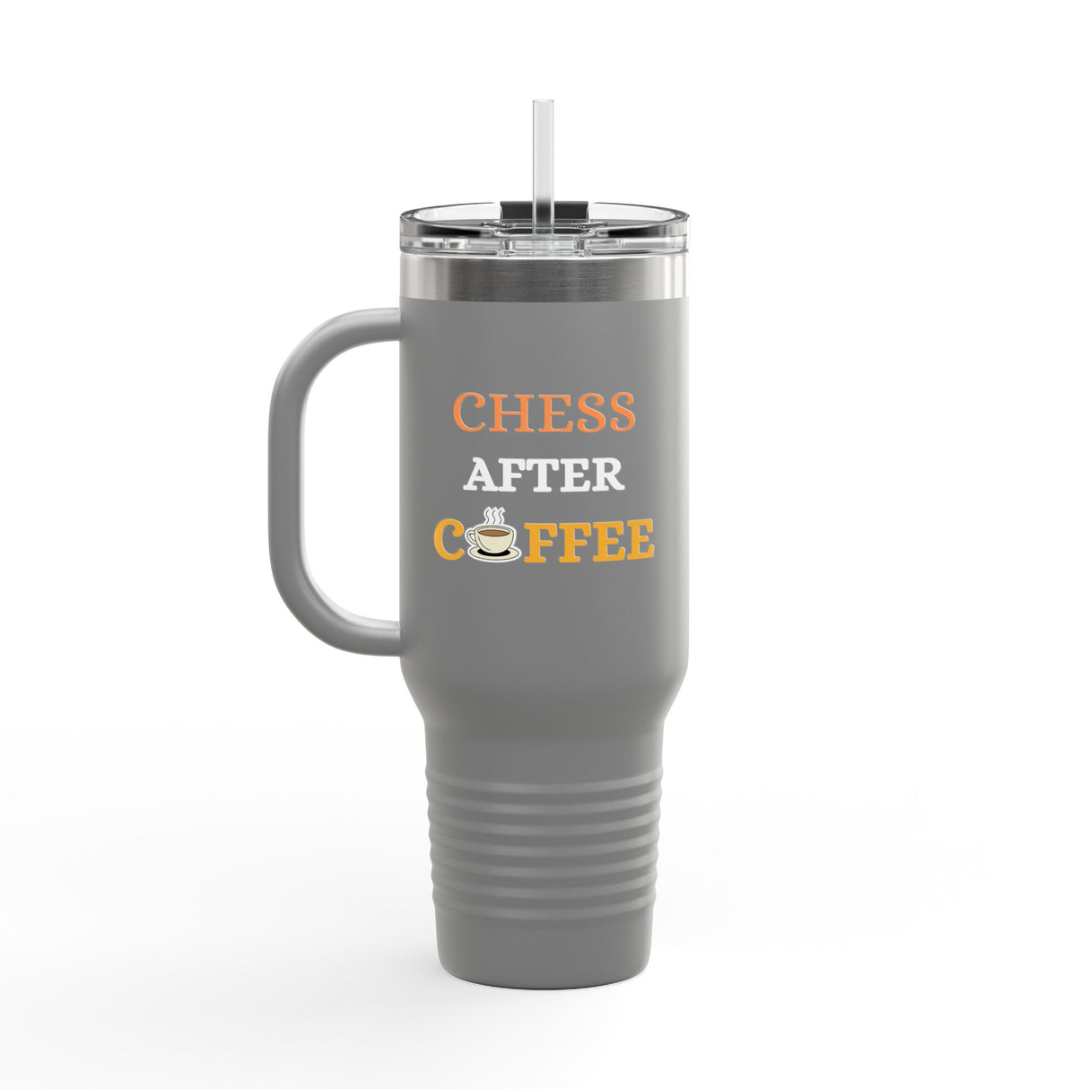Chess After Coffee Insulated Travel Mug, 40oz