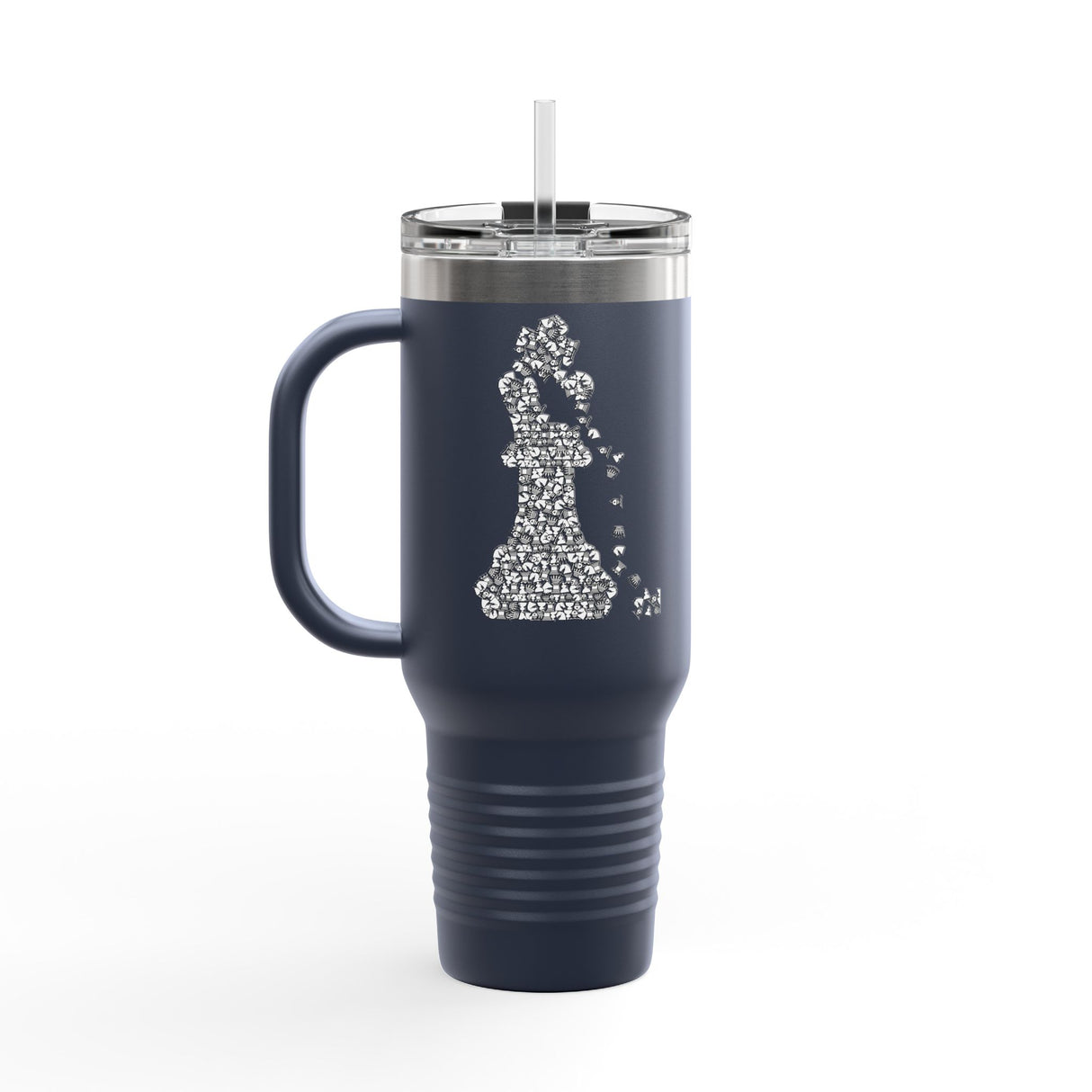 Falling King Insulated Travel Mug, 40oz