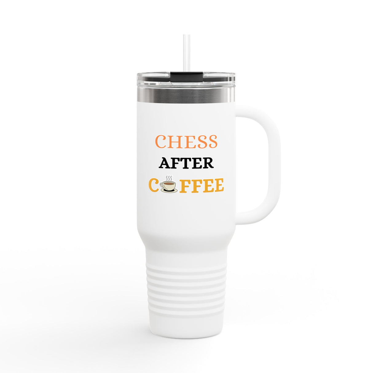 Chess After Coffee Insulated Travel Mug, 40oz