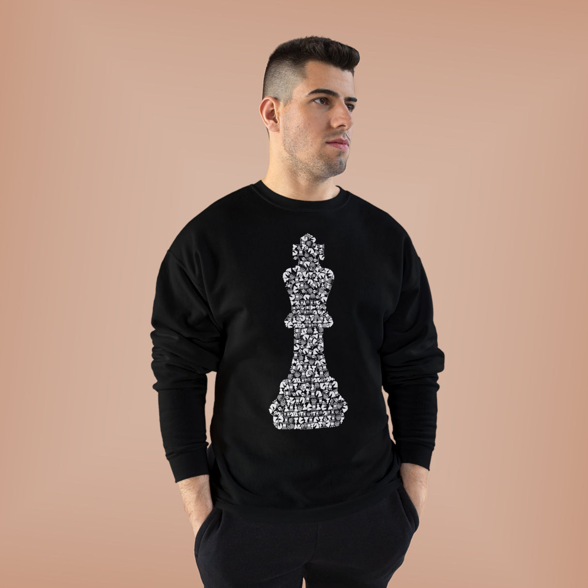 King Made of Pieces Crewneck Sweatshirt