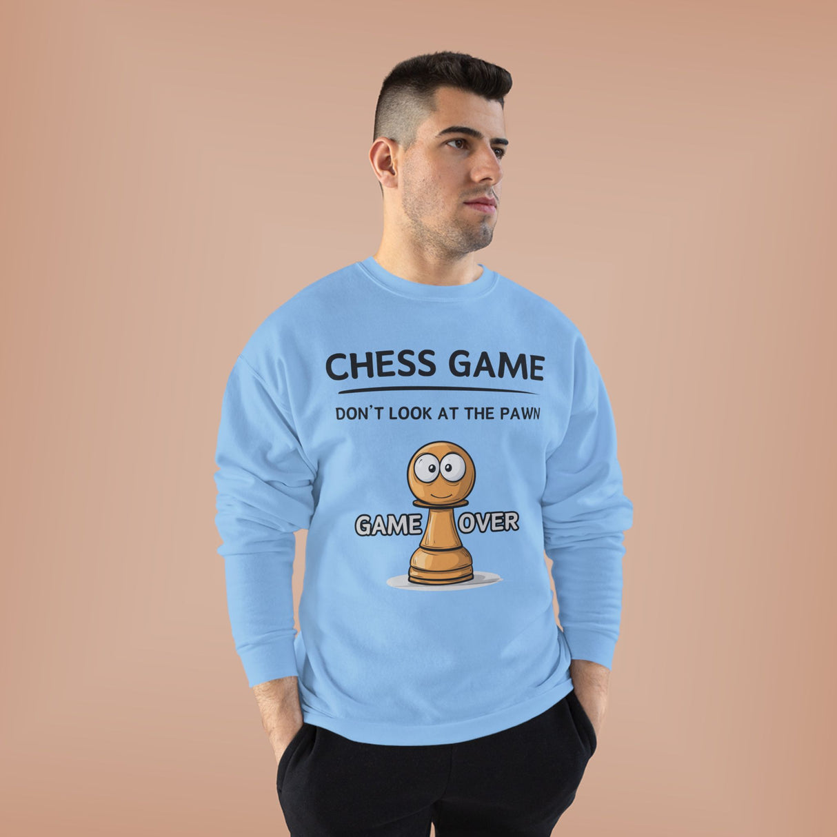 Pawn Chess Game Crewneck Sweatshirt