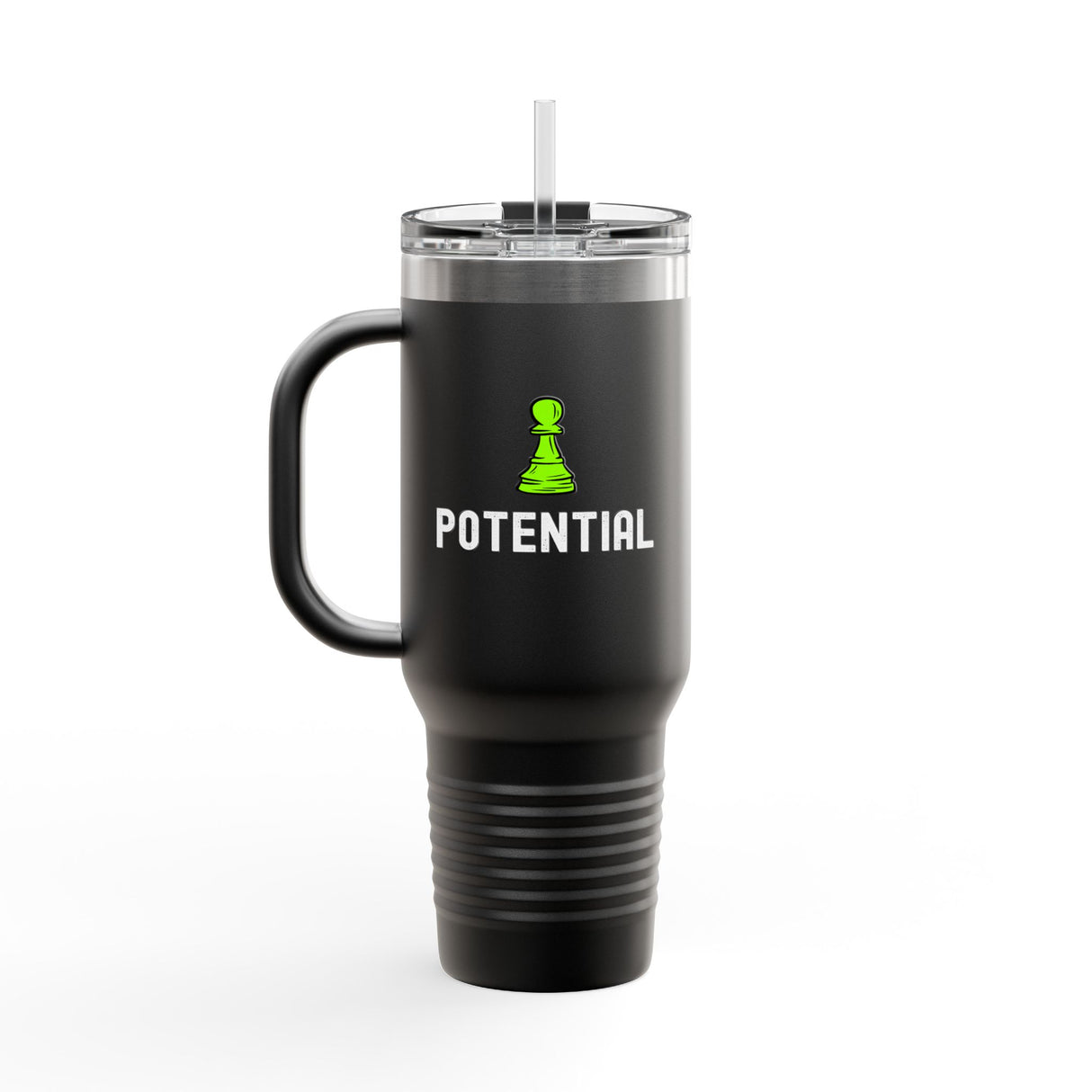 Pawn Potential Insulated Travel Mug, 40oz