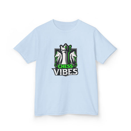 Green Chess Vibes Logo Kids T-Shirt