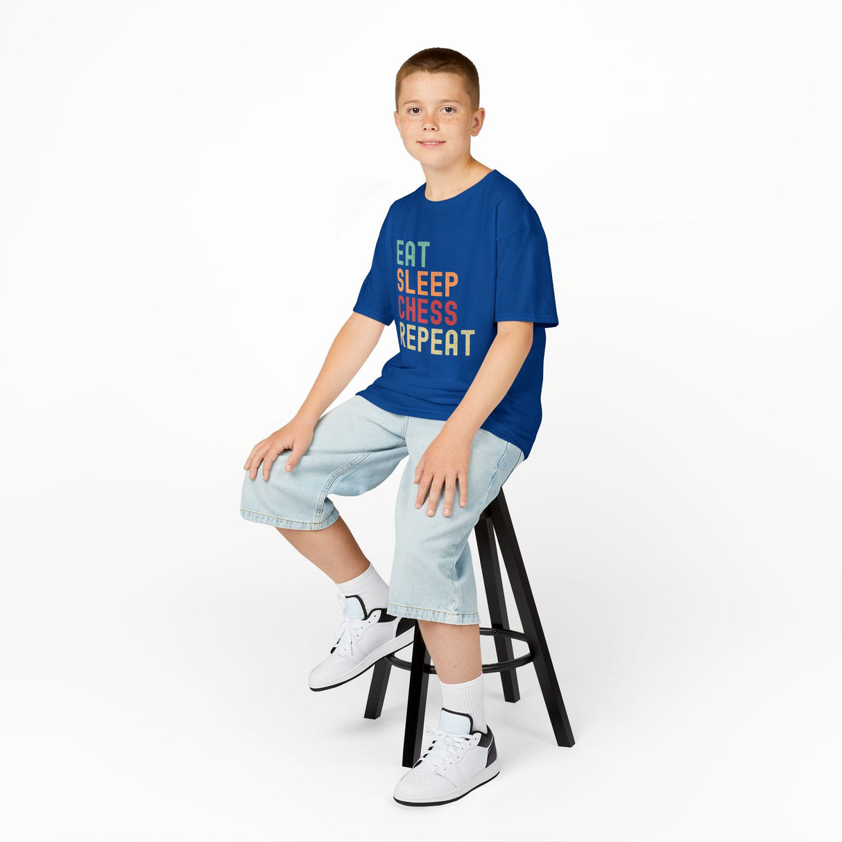 Eat Sleep Chess Repeat Kids T-Shirt