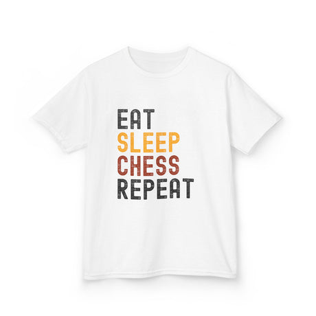 Eat Sleep Chess Repeat Kids T-Shirt