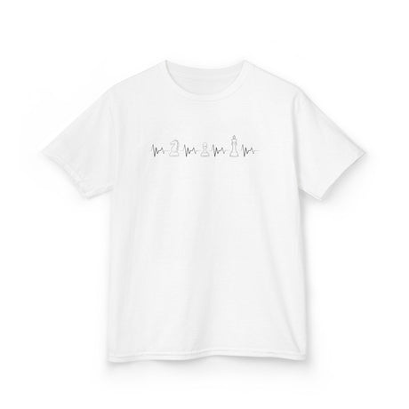 Knight Pawn King Heartbeat Kids T-Shirt