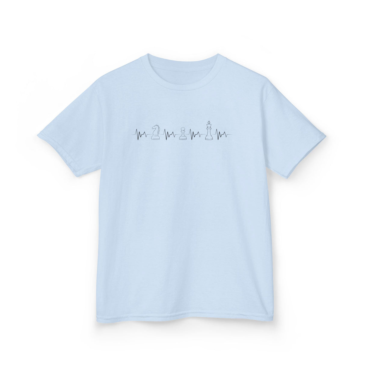 Knight Pawn King Heartbeat Kids T-Shirt