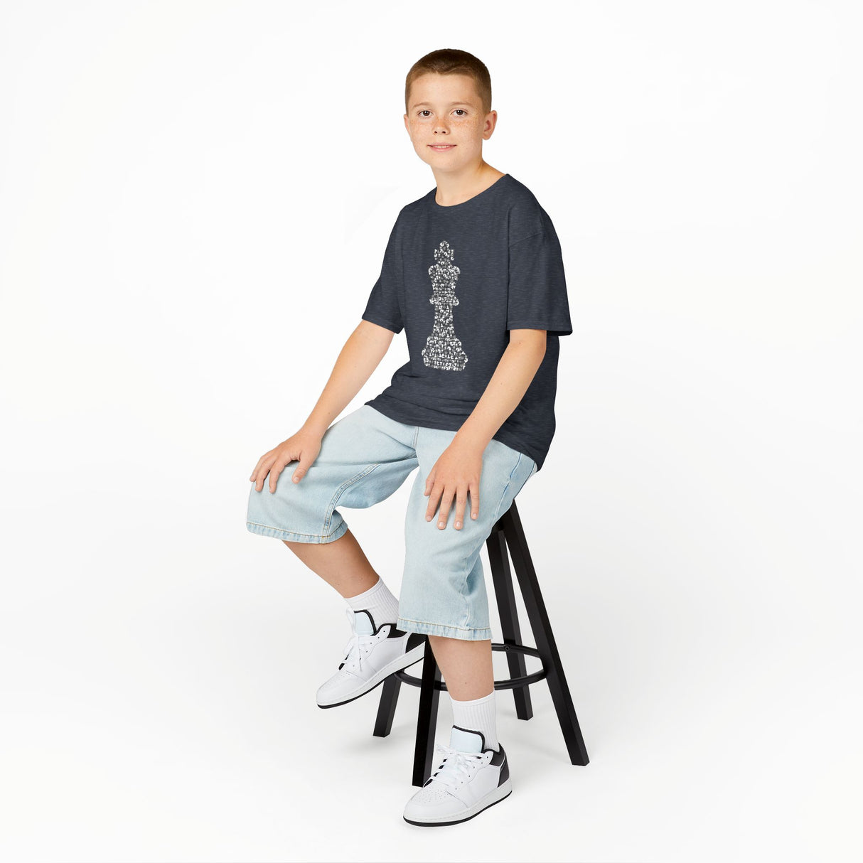 King Made of Pieces Kids T-Shirt