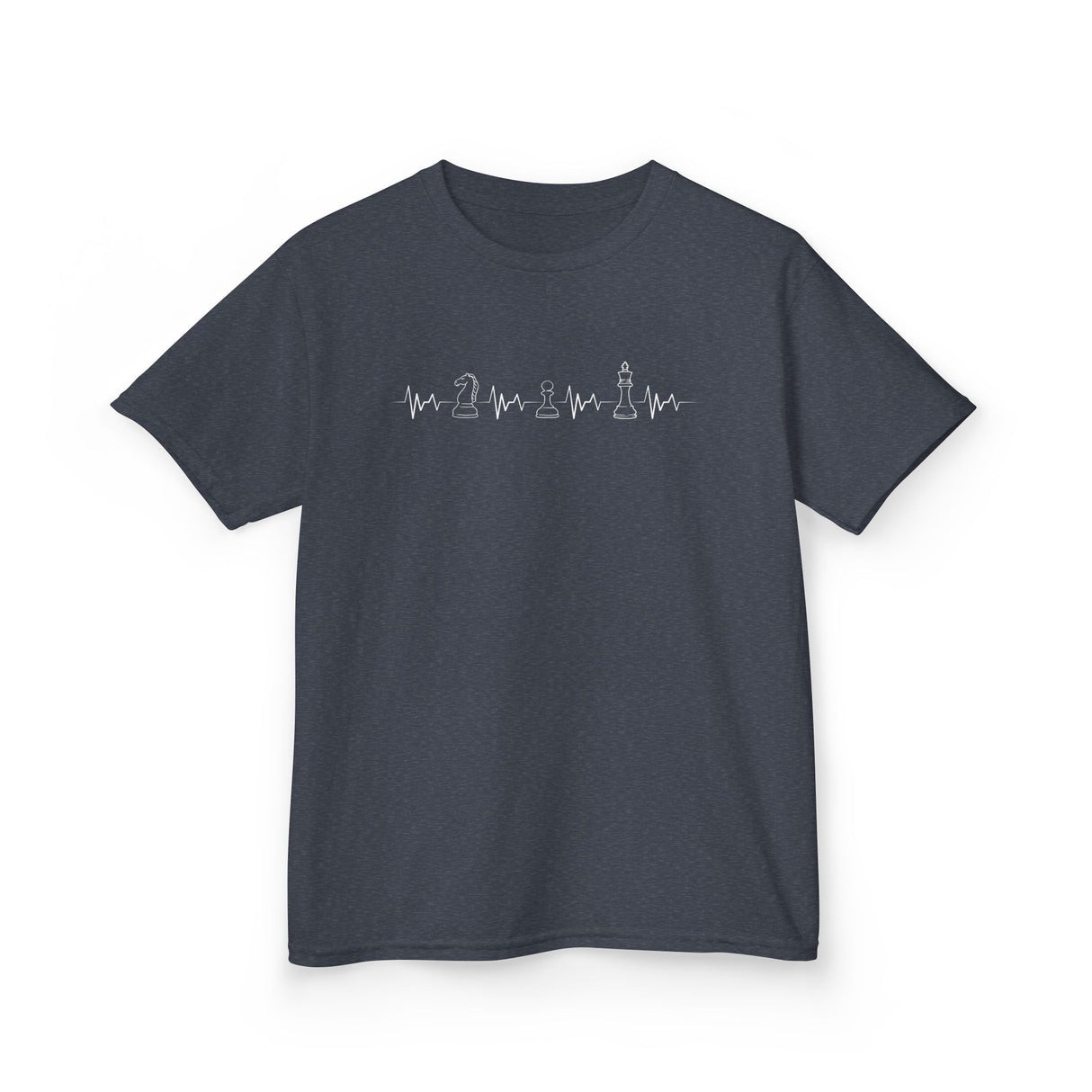 Knight Pawn King Heartbeat Kids T-Shirt